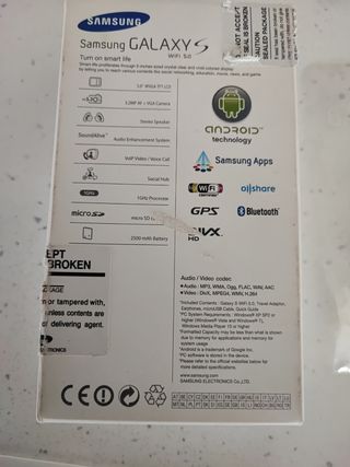 Tablet Samsung GALAXY S wifi