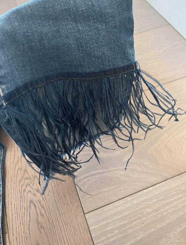 Pantalón vaquero crops de motel 