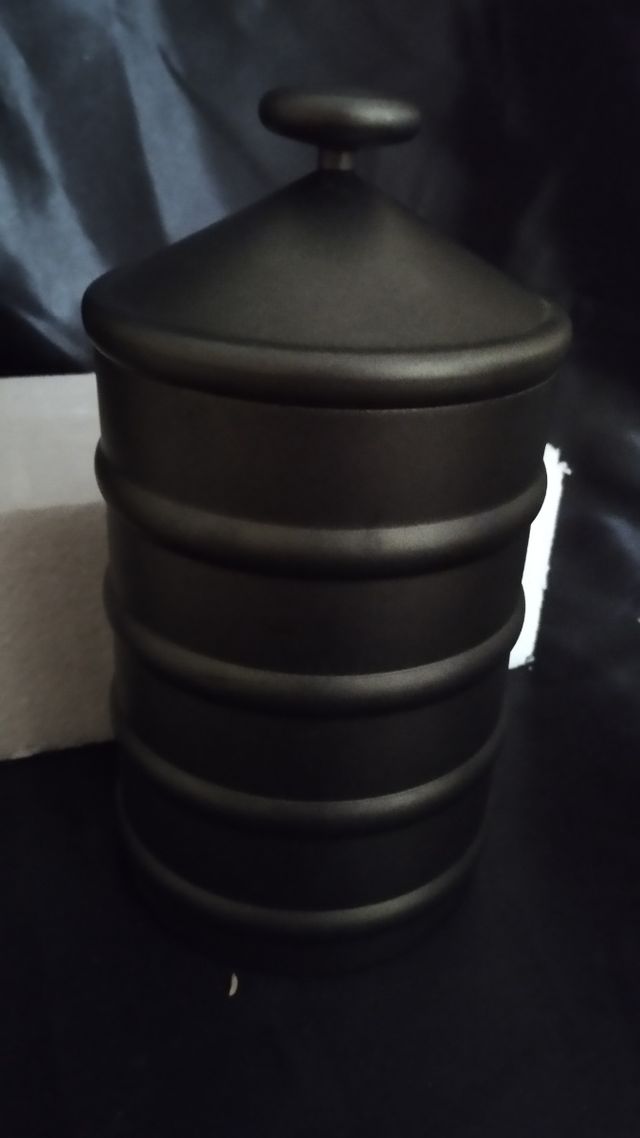 Barattolo Calisto 3 nero Alessi