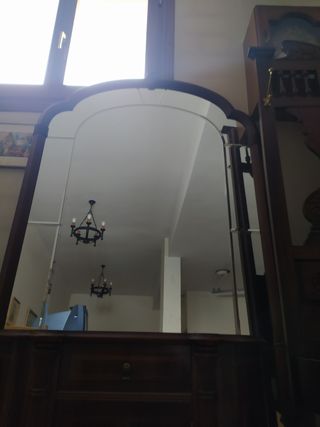 mueble entrada con espejo