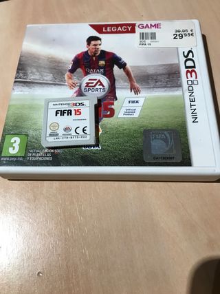 Fifa 15 Nintendo 2Ds y 3Ds