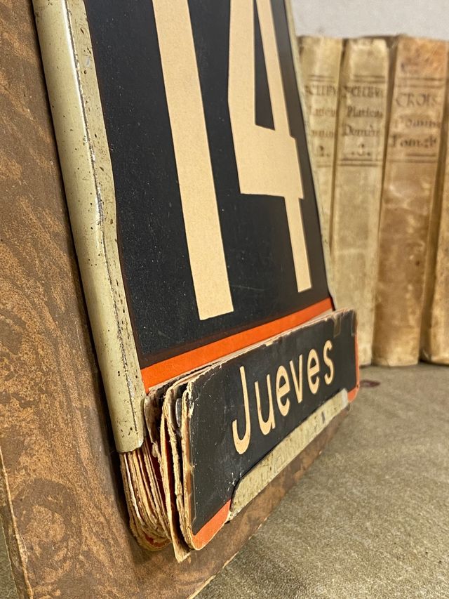 Calendario de publicidad antigua de Salamanca