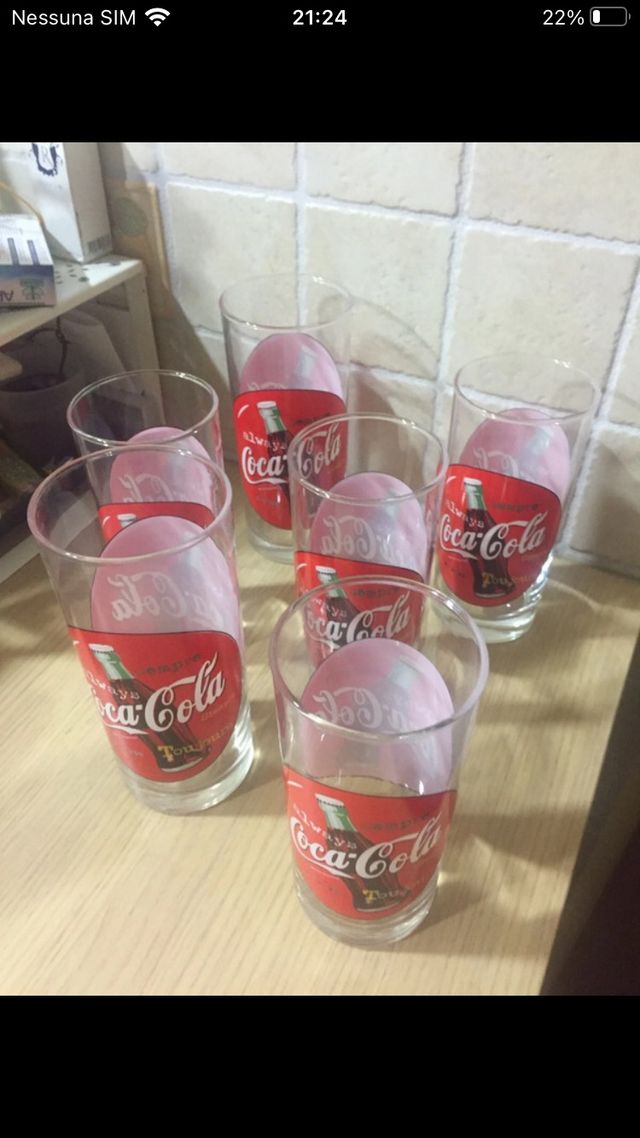 Bicchieri coca cola