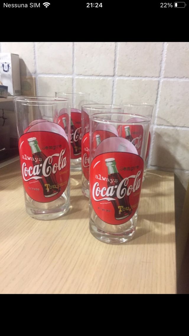 Bicchieri coca cola
