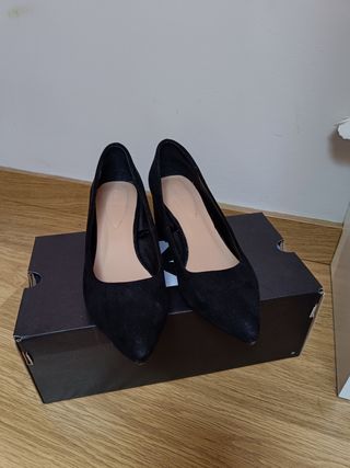 Zapatos de tacón negros Lefties nuevos