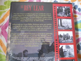 EL REY LEAR Y HAMLET,DVD,GRIGORI KOZINTSEV.