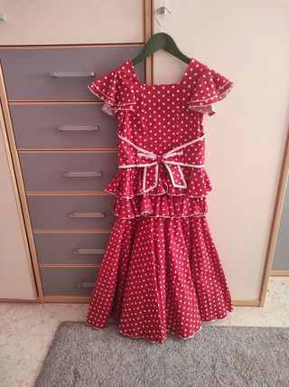 Traje flamenca niña 7-8 años