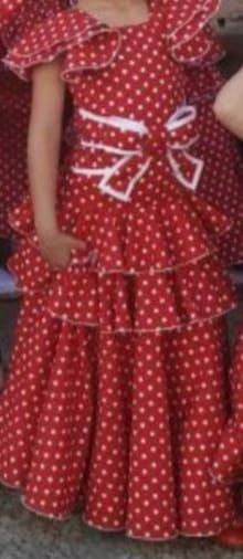 Traje flamenca niña 7-8 años