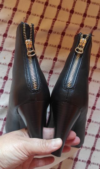 botines tacón