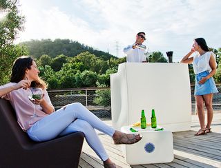 Barra de Bar con Doble Altura 120 cm