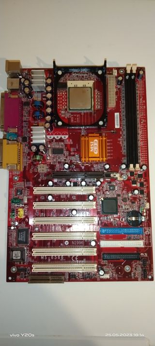 scheda madre msi 533 con processore