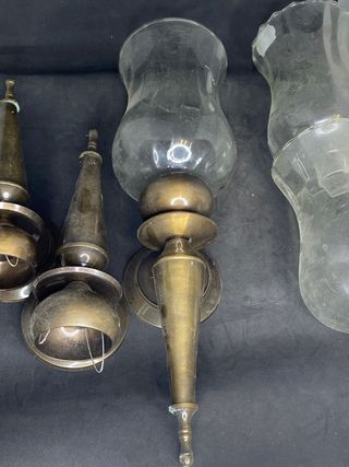 Sujeta velas pared vintage edad media