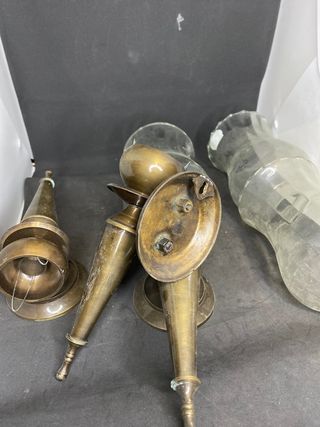 Sujeta velas pared vintage edad media