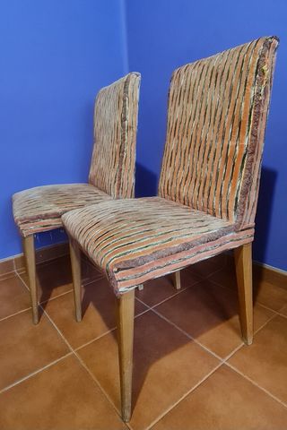 2 Sillas de sala de los años 40s.