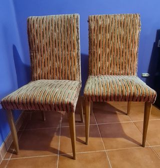 2 Sillas de sala de los años 40s.