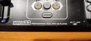 Mesa mezclas Numark Mpcd33 Professional Dual Mp3