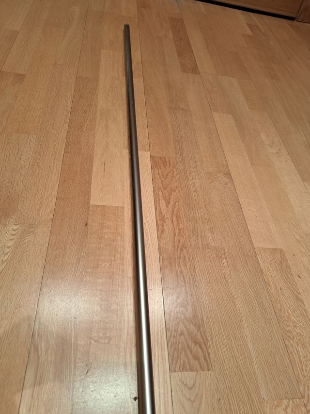 Barra de cortina 177 cm. acero inox