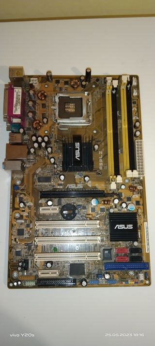 scheda madre Asus PSPL2 per riparazione o pezzi
