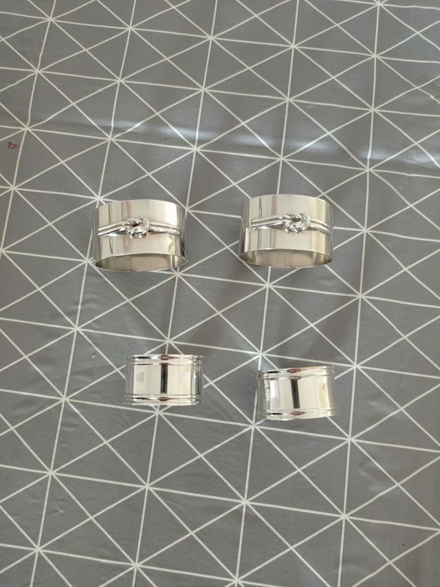 servilleteros alpaca plateada 