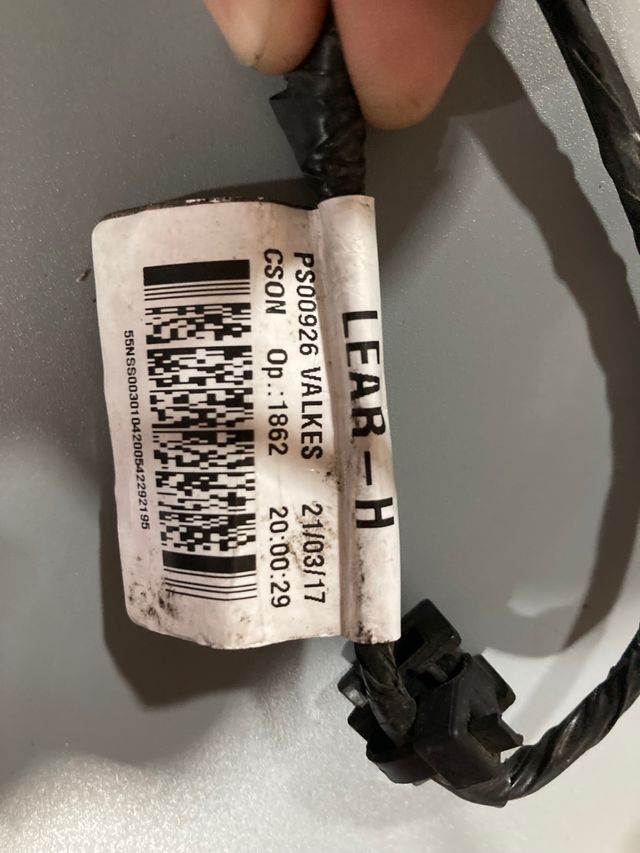 Cableado sensores aparcamiento