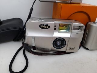 Lote de cámaras de fotos.