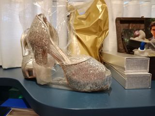 zapatos plata