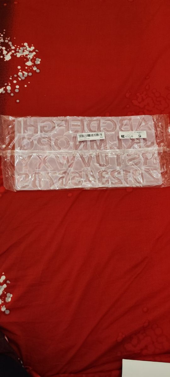 molde silicona. letras abecedario.nuevo