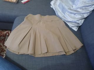 Falda marrón para chica