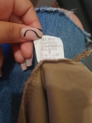 Falda marrón para chica