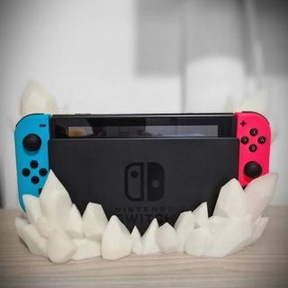 Porta docking station cristallo nintendo switch 