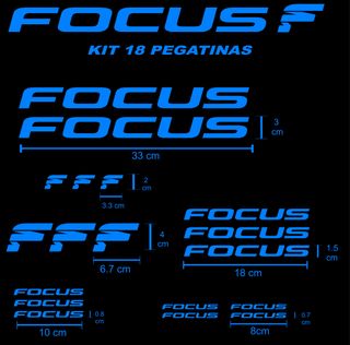 PEGATINAS BICICLETA FOCUS