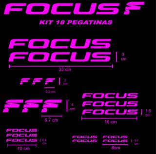 PEGATINAS BICICLETA FOCUS