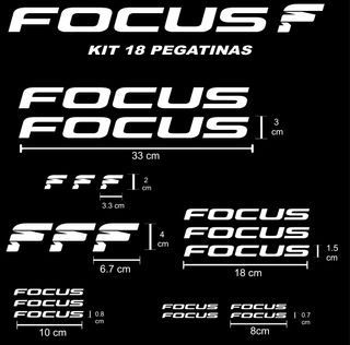 PEGATINAS BICICLETA FOCUS