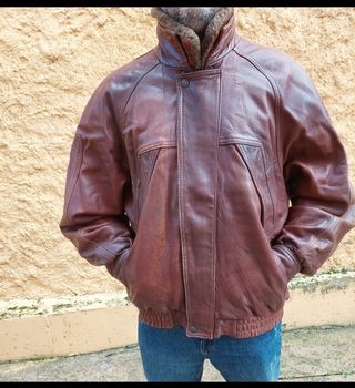 cazadora de cuero original
