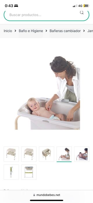 Bañera cambiador Jane bebe