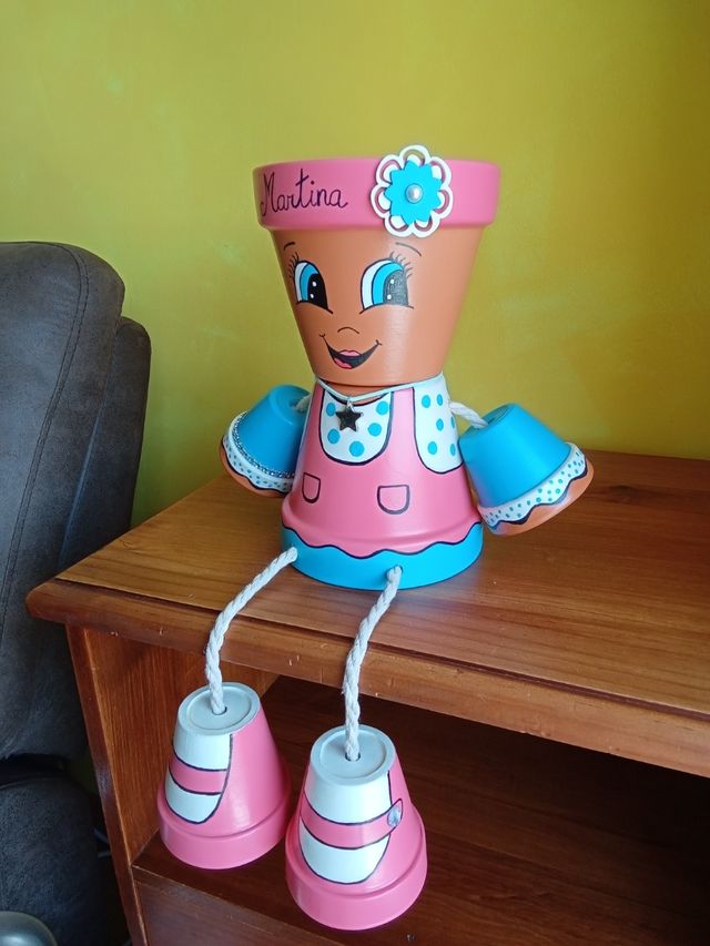 Regalo perfecto, macetero hecho a mano