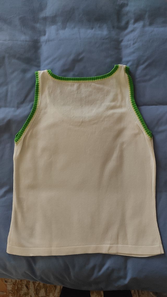 Conjunto de chaqueta y top de punto mujer