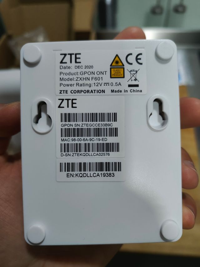 Router Wifi ZTE ZXHN H298Q de segunda mano por 20 EUR en Zaragoza en ...