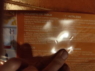 Columpio colgar nuevo