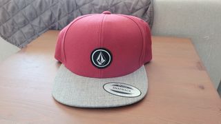 volcom cappello snapback uomo donna unisex red