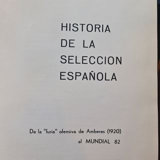Historia de la selección Española de fútbol