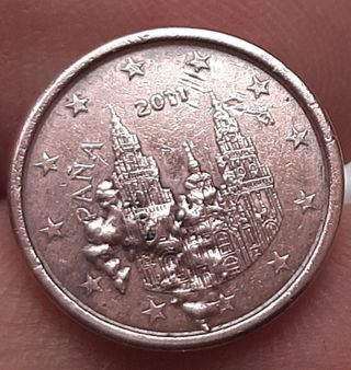 Moneda 1 Céntimo España 2011