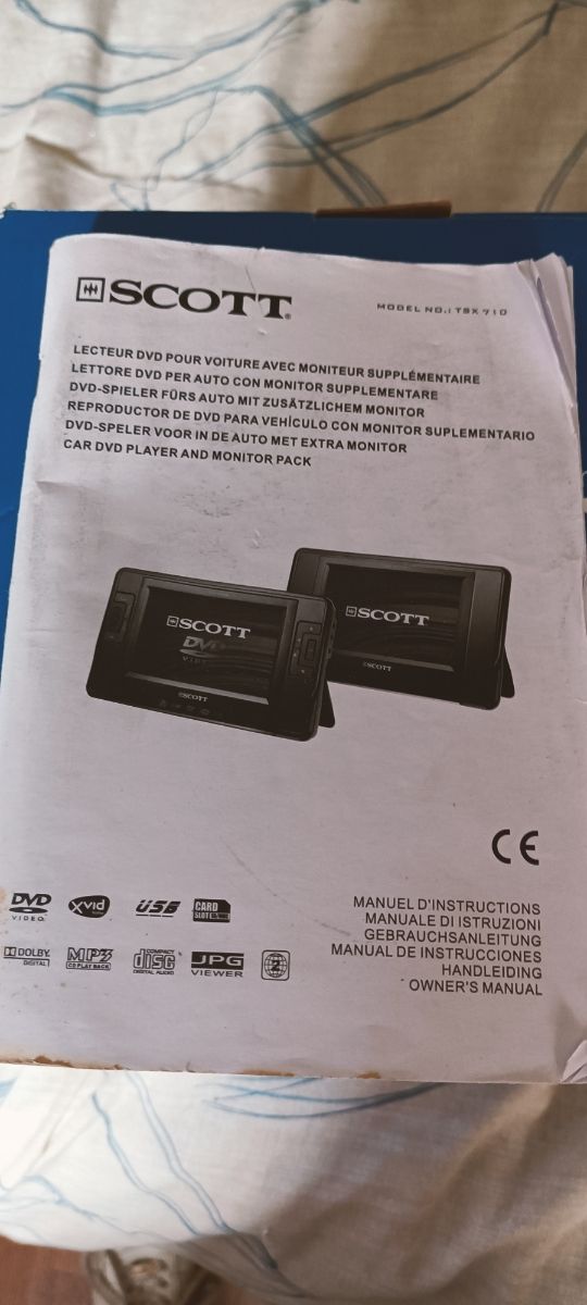 DVD coche marca Scott 7 pulgadas
