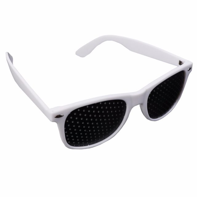 Occhiali stenopeici bianchi di alta qualità (bianchi)