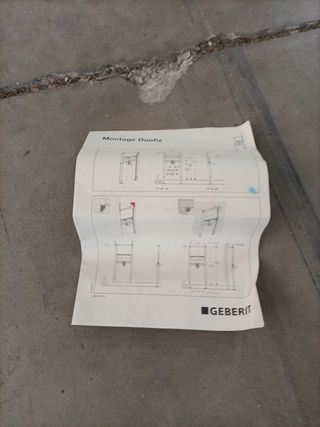 Soporte empotrar Geberit para lavabo suspendido