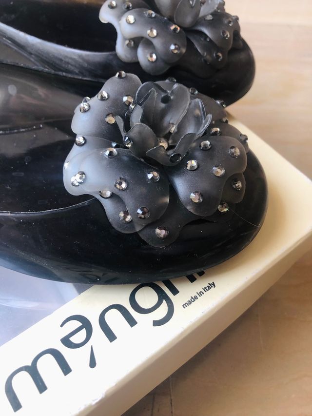 Ballerine in pvc con Swarovski 