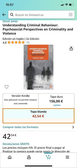 Understanding criminal behaviour. Criminalidad