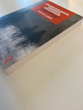 Understanding criminal behaviour. Criminalidad