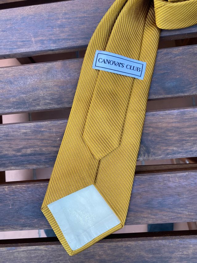 Corbata 100% seda natural - Canova's Club