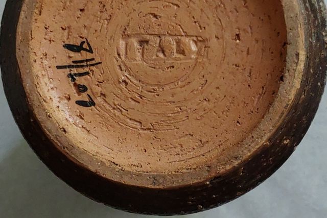 Vaso d'arte anni '60 numerato